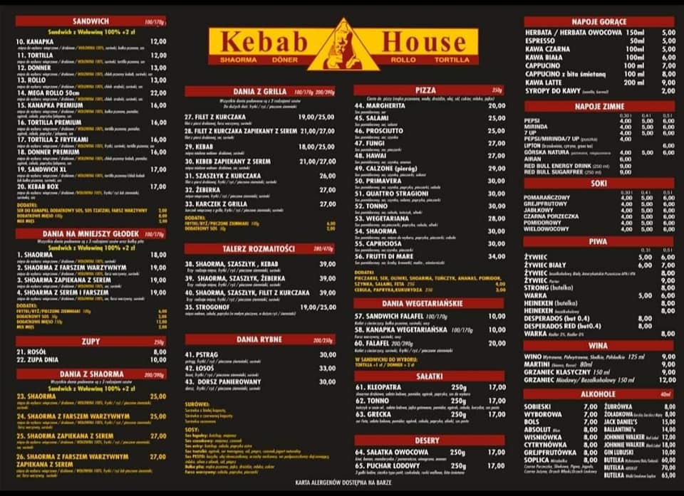 Szczegóły partnera Kebab House
